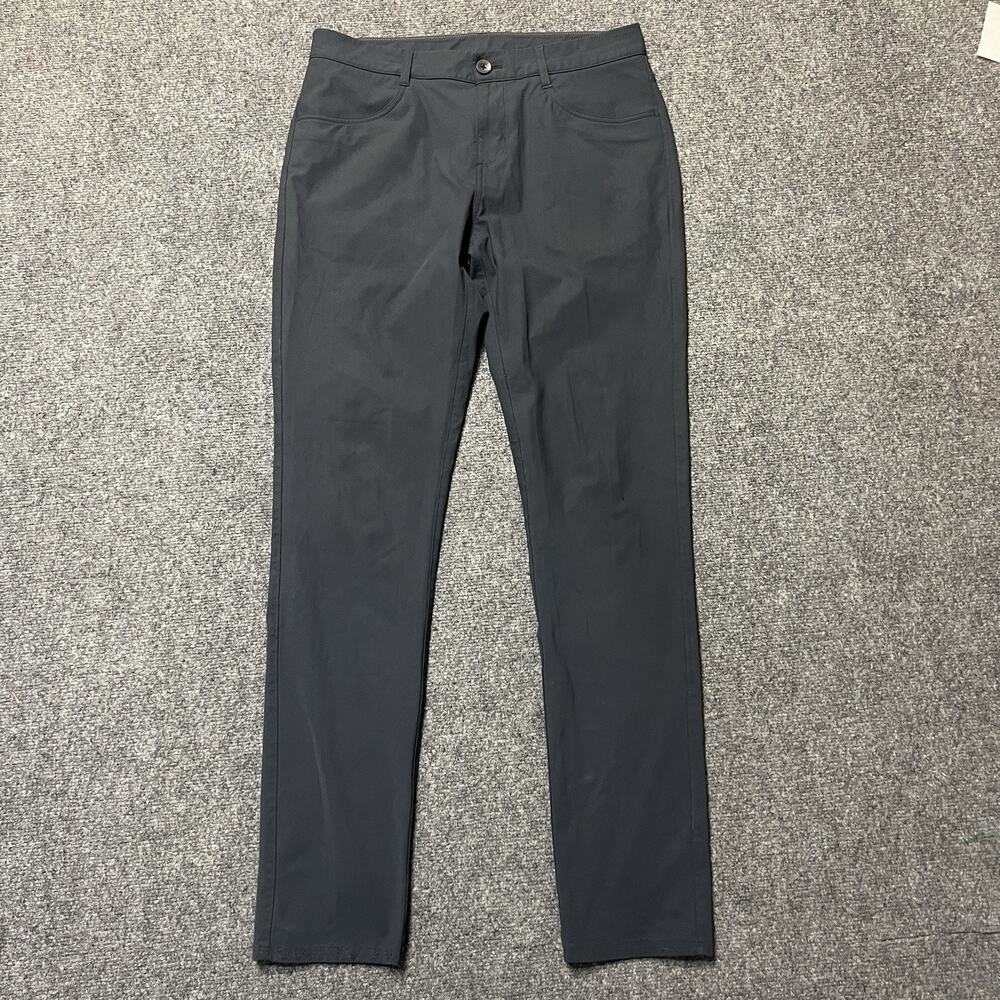 Vuori Meta Pant V430 Mens 30 (32x31) Charcoal Gray 5-Pocket Athletic Slim Chino